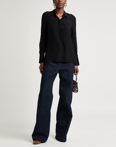 Simona Corsellini Woman Shirt Black Size 2 Silk