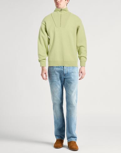 Lab Man Turtleneck Light green Size XL Merino Wool, Cashmere