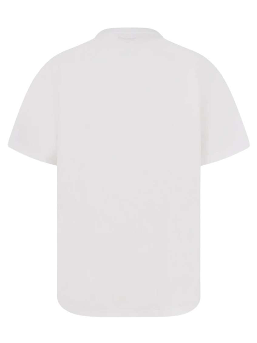 White Crewneck Printed T-Shirt