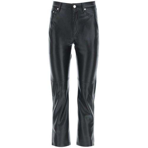 Cropped flared trousers