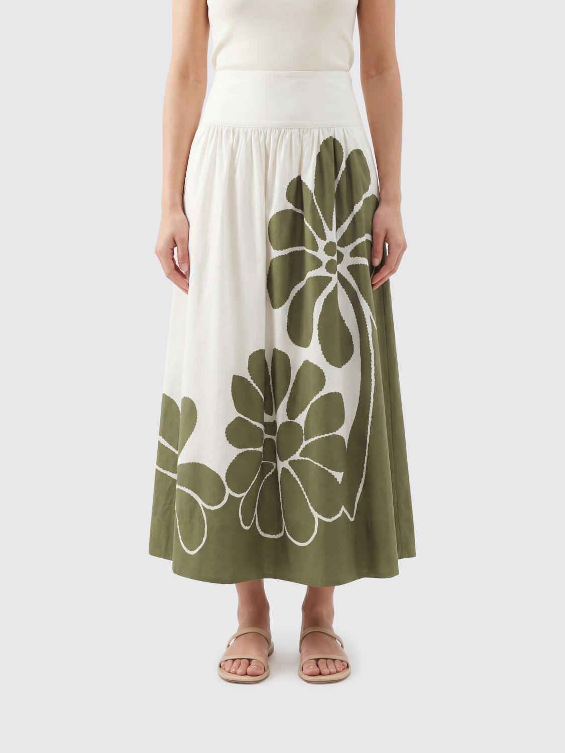 Skirt Woman color Green