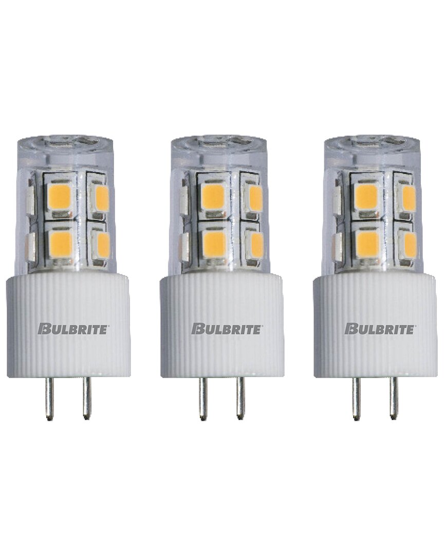 Pack Of 3- 2W LED Mini Light Bulb, Low Voltage Bi-Pin Base (G4)Light Bulb
