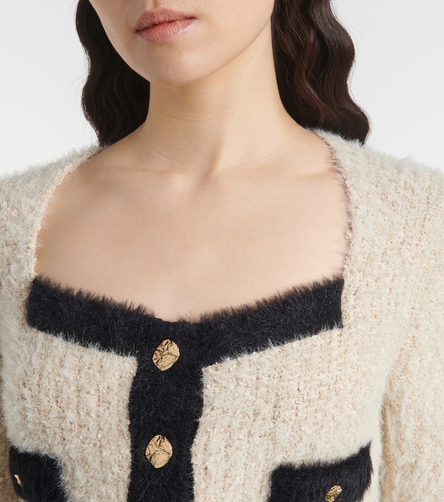 Lamé cardigan