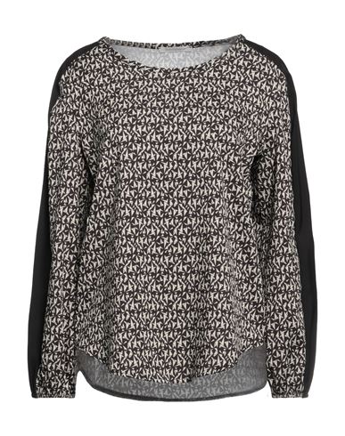 Woman Top Black Size 6 Polyester, Elastane