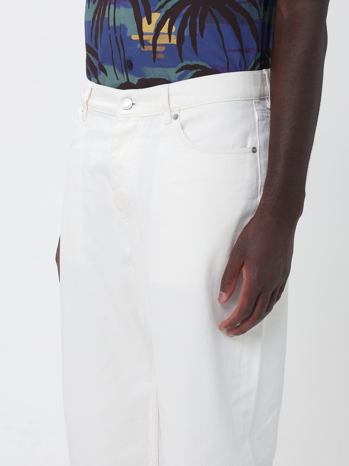 DRÔLE DE MONSIEUR Jeans Men color White
