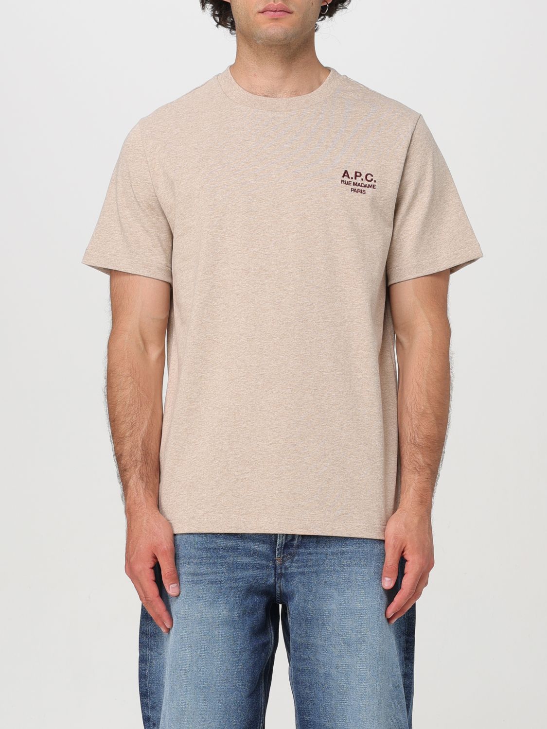 T-Shirt Men color Beige