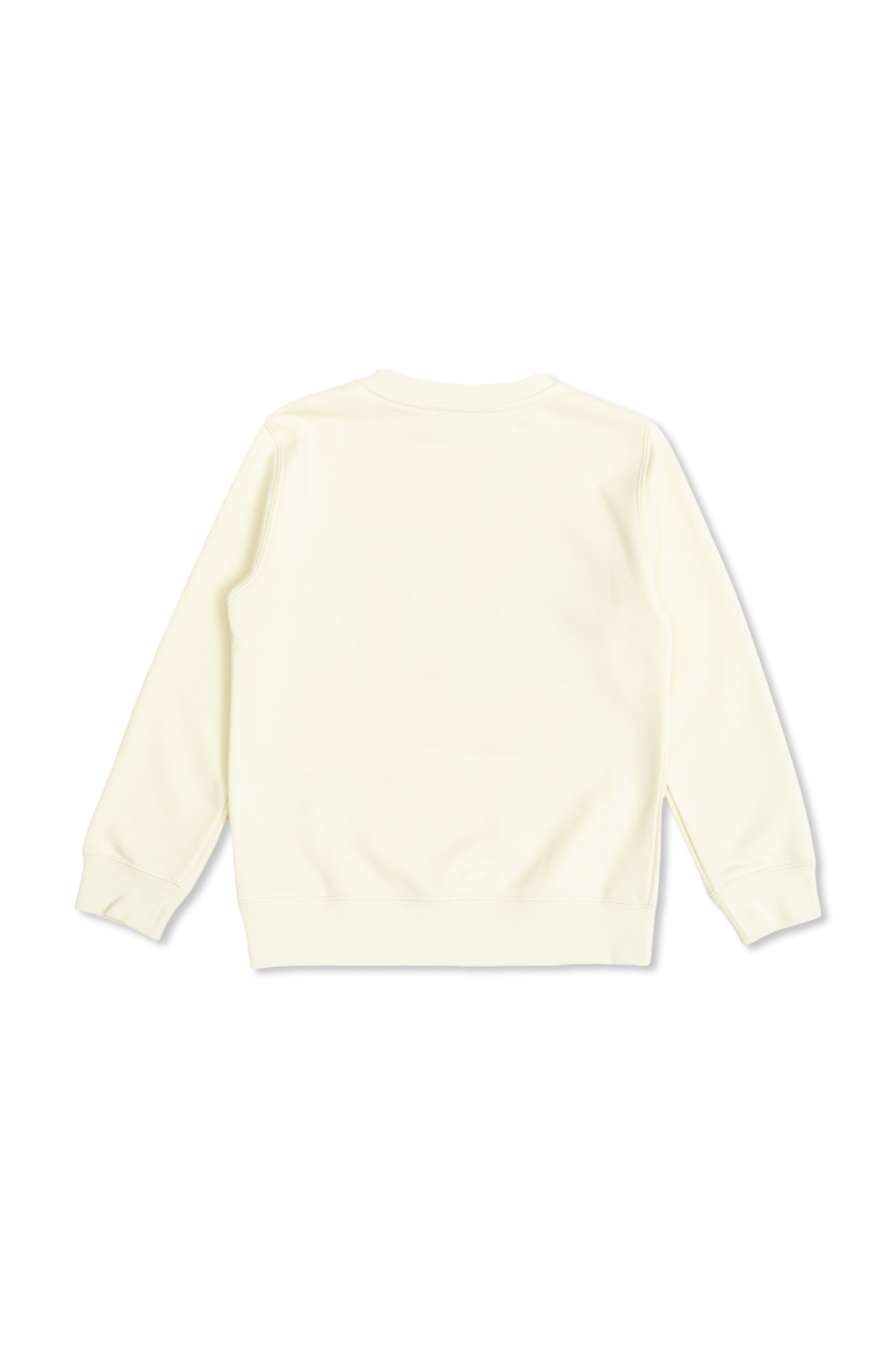 Sweatshirt With Logo, Unisex, Cream