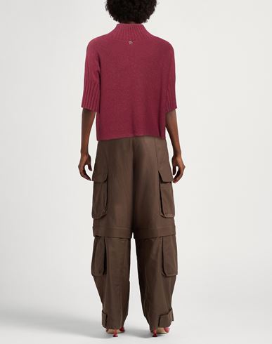 Woman Turtleneck Garnet Size L Viscose, Polyester, Polyamide