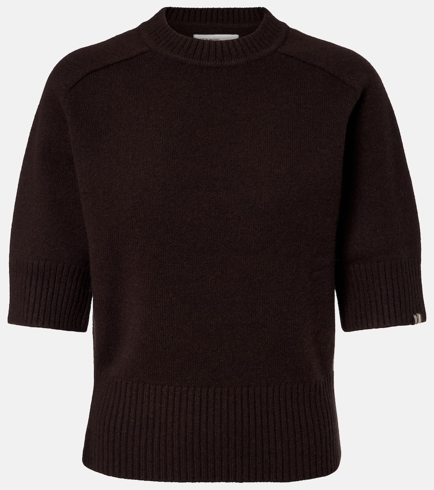 Lauren knitted cashmere-blend top