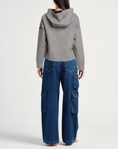 Woman Sweatshirt Grey Size 8 Virgin Wool, Cashmere