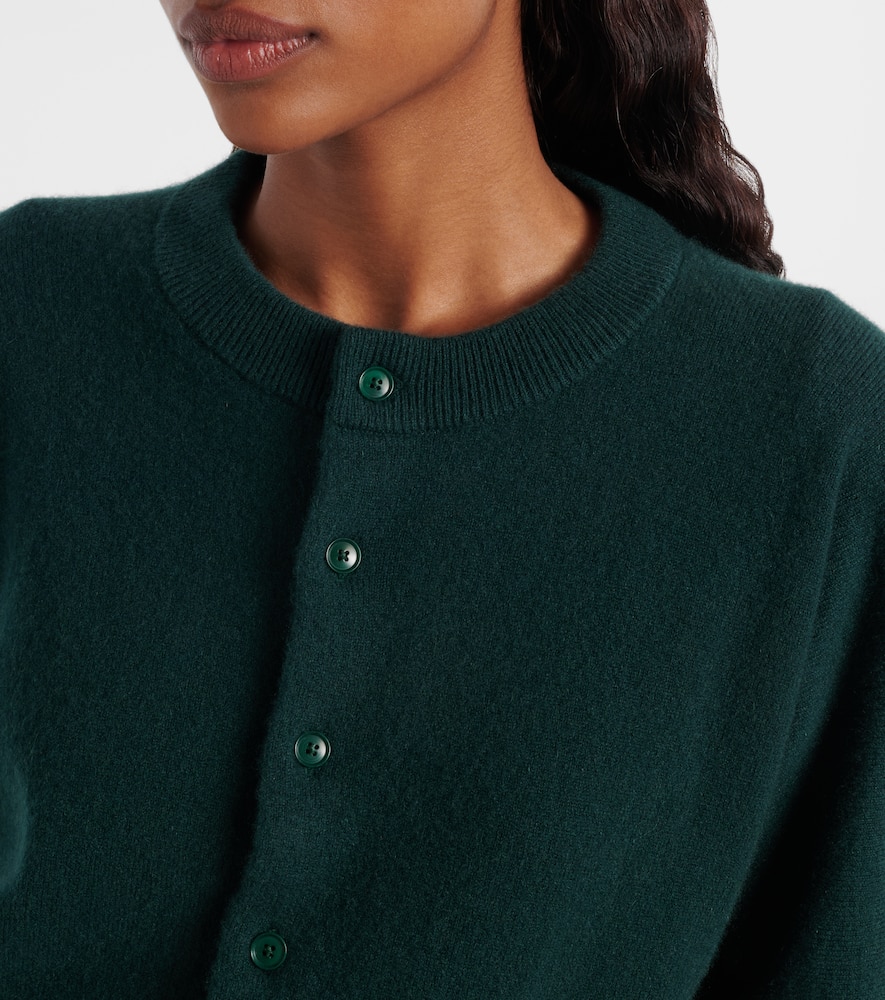 Blouson cashmere-blend cardigan