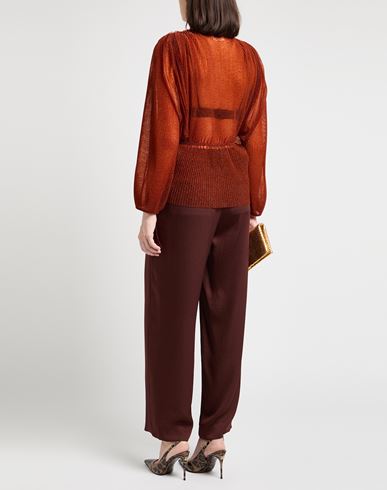 Forte_forte Woman Shirt Brick Size 0 Polyester, Metallic Polyester