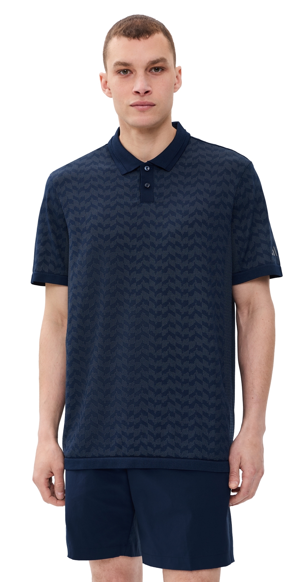 Ultimate365 Tour Seamless Polo Shirt Collegiate Navy/Wonder Sage