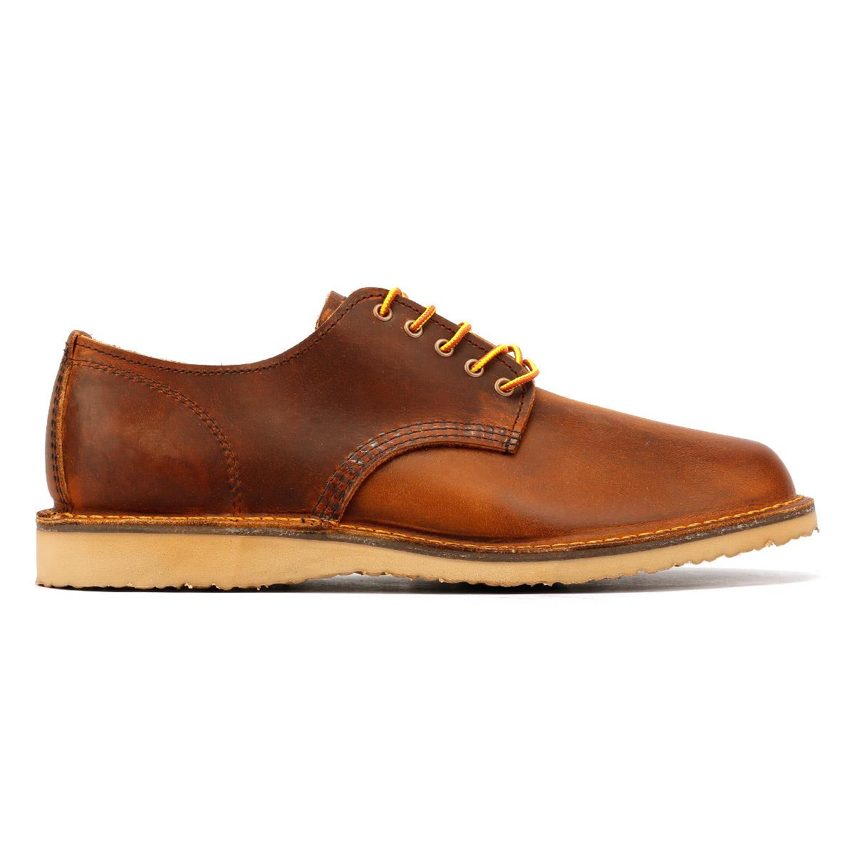 Red Wing 3604 Weekender Oxford Rough & Tough Leather Men's Copper Lace-Up Shoe