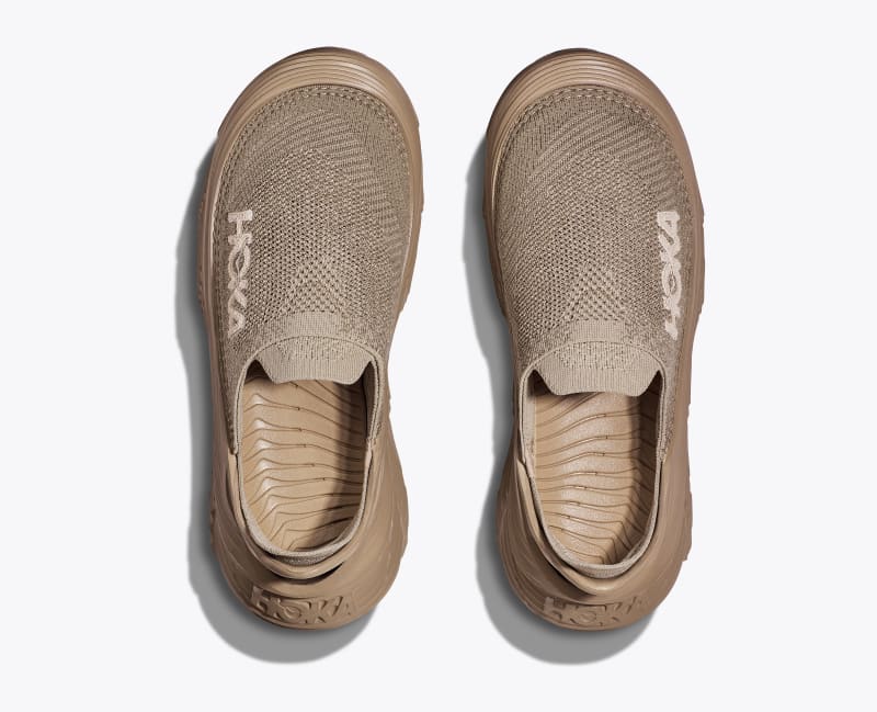 HOKA Restore TC Shoes in Dune/Oxford Tan