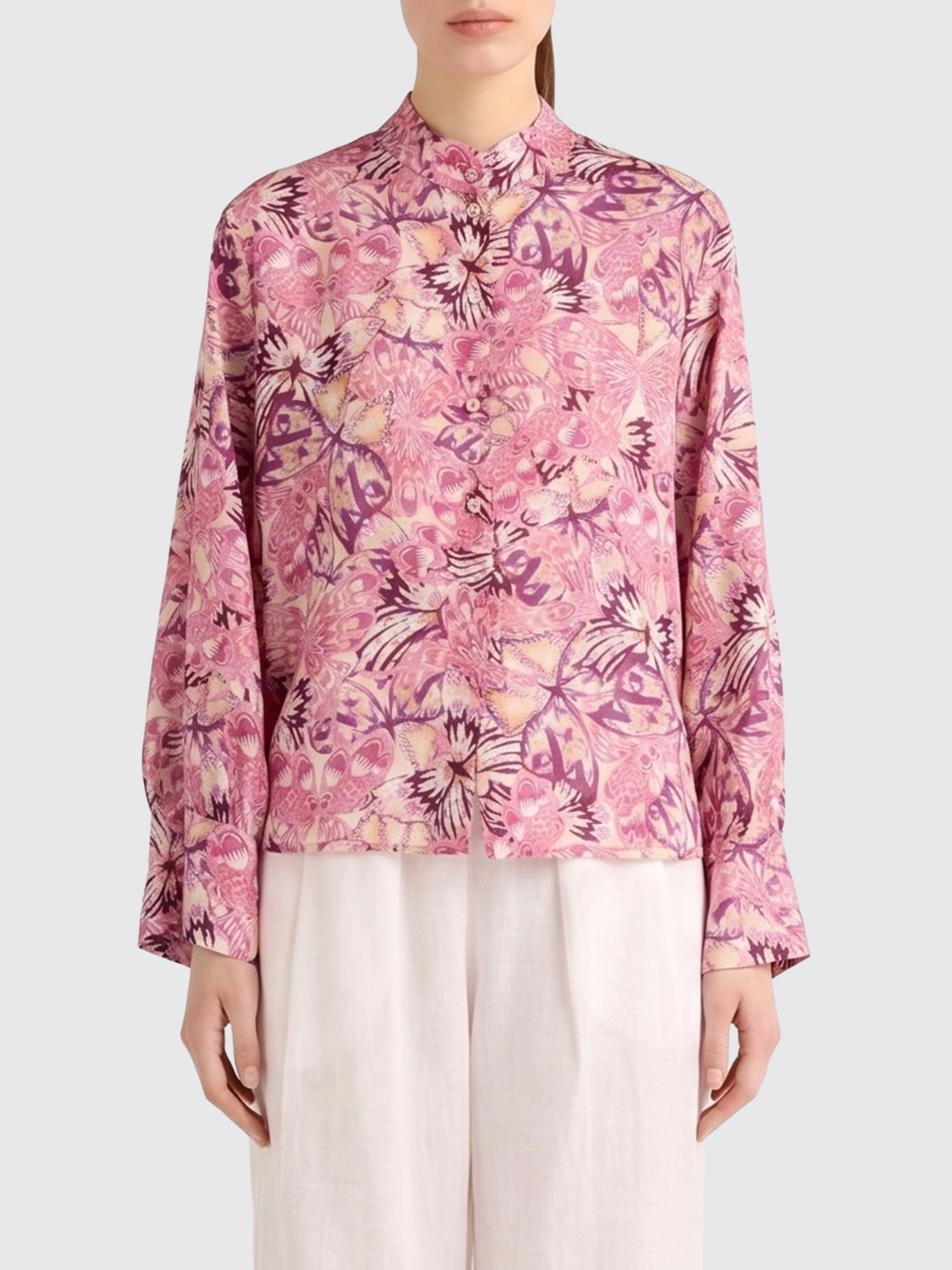 MOMONÌ Shirt Woman color Violet