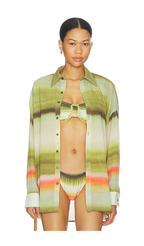 Baobab Lulu Top in Green. XS. Also in S, M