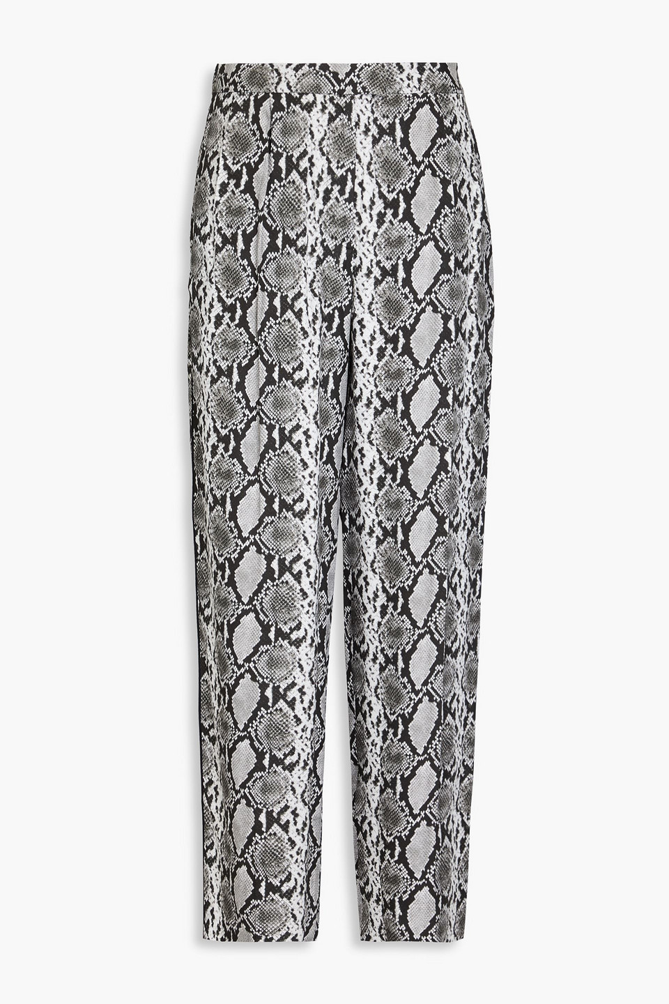 Rag & bone - Lacey snake-print silk-blend twill wide-leg pants - Animal print - US 4