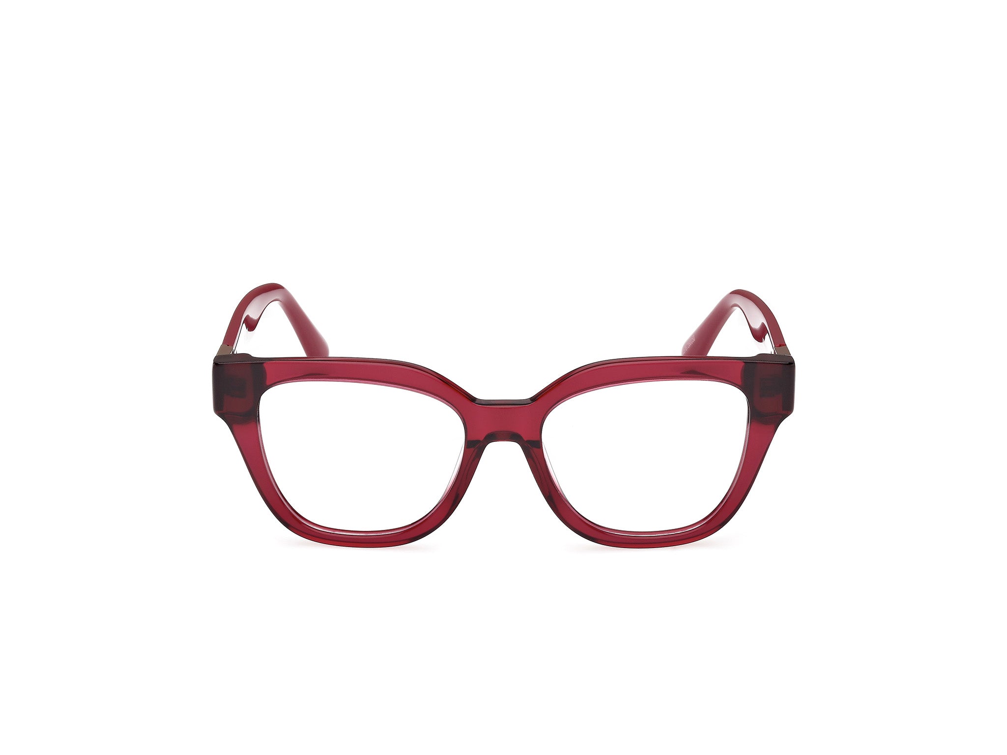 MAX&Co Mujer MAX&Co MO5193 069 Monturas ópticas Acetato Burdeos Cuadrada Norma