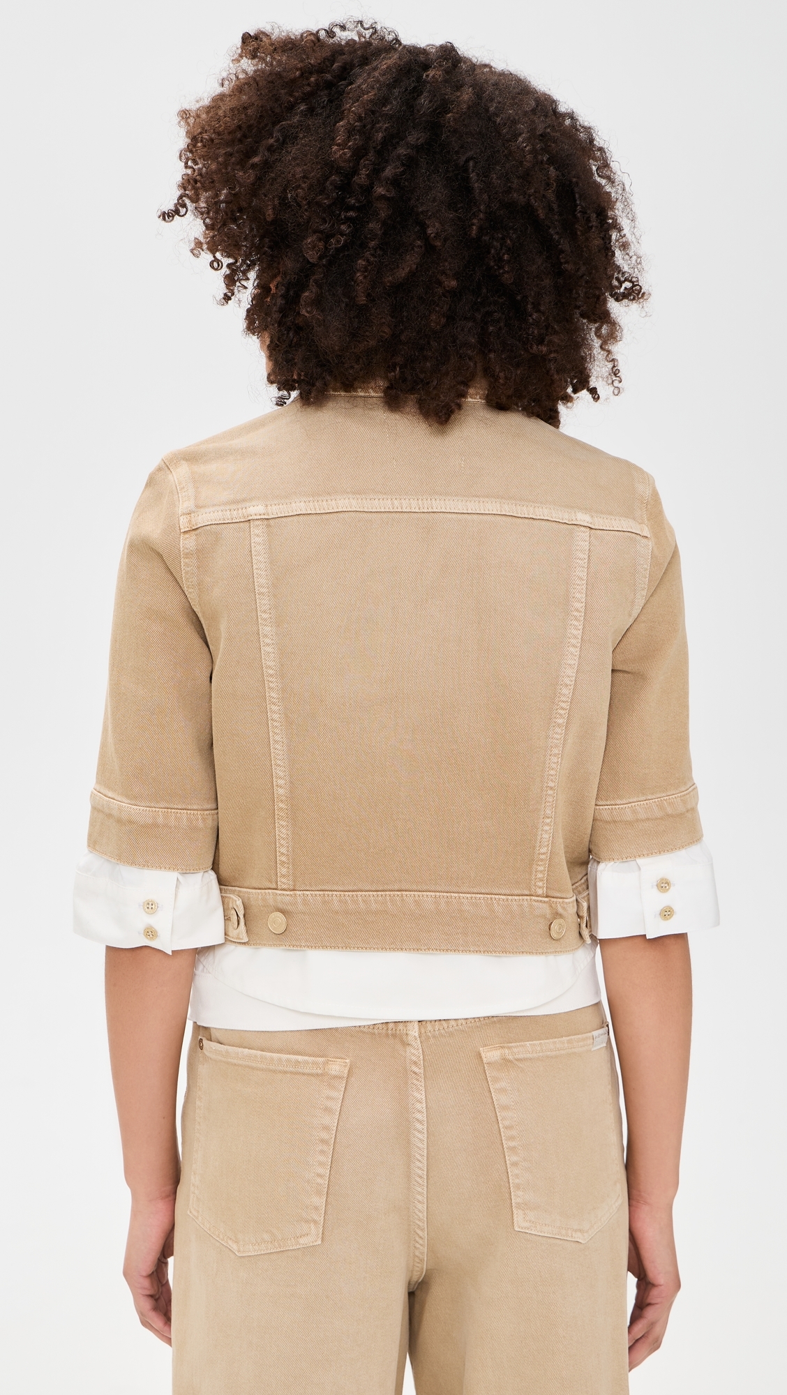 Double Layer Trucker Jacket Colored Mankind