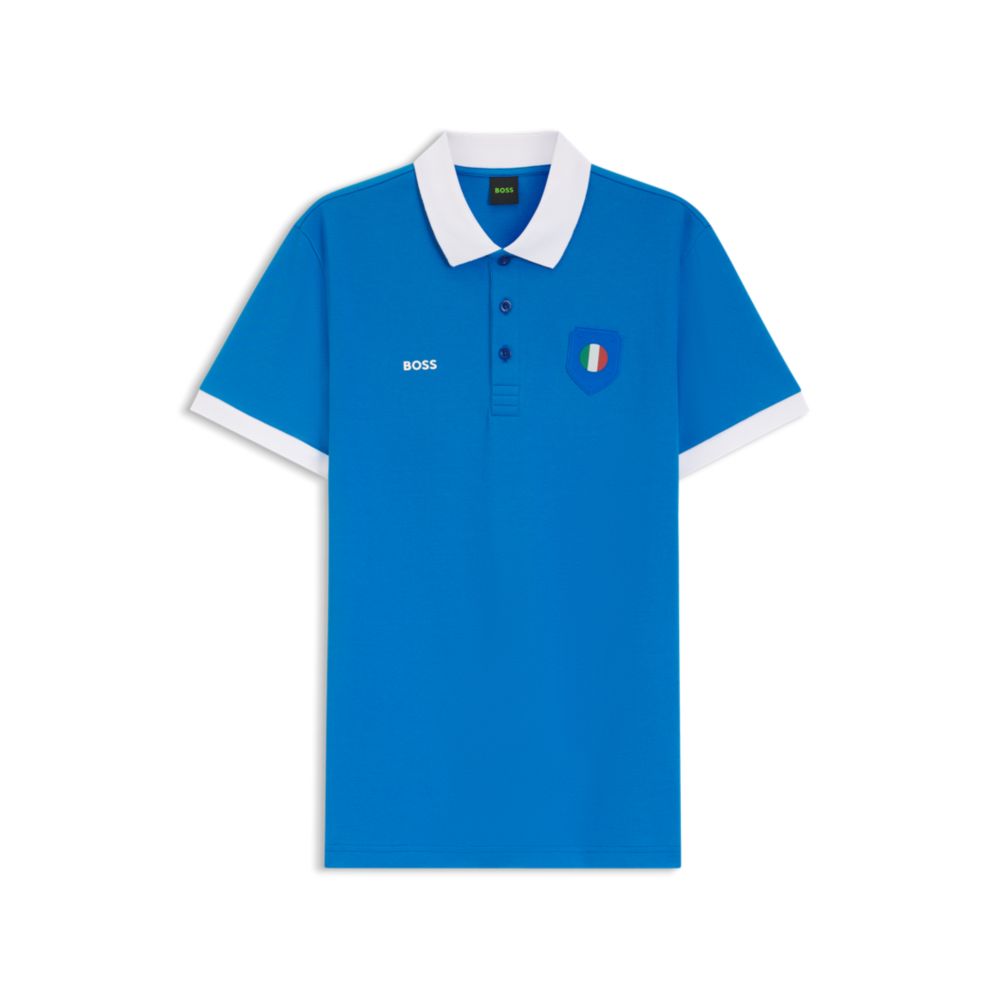 Paddy polo shirt with country flag