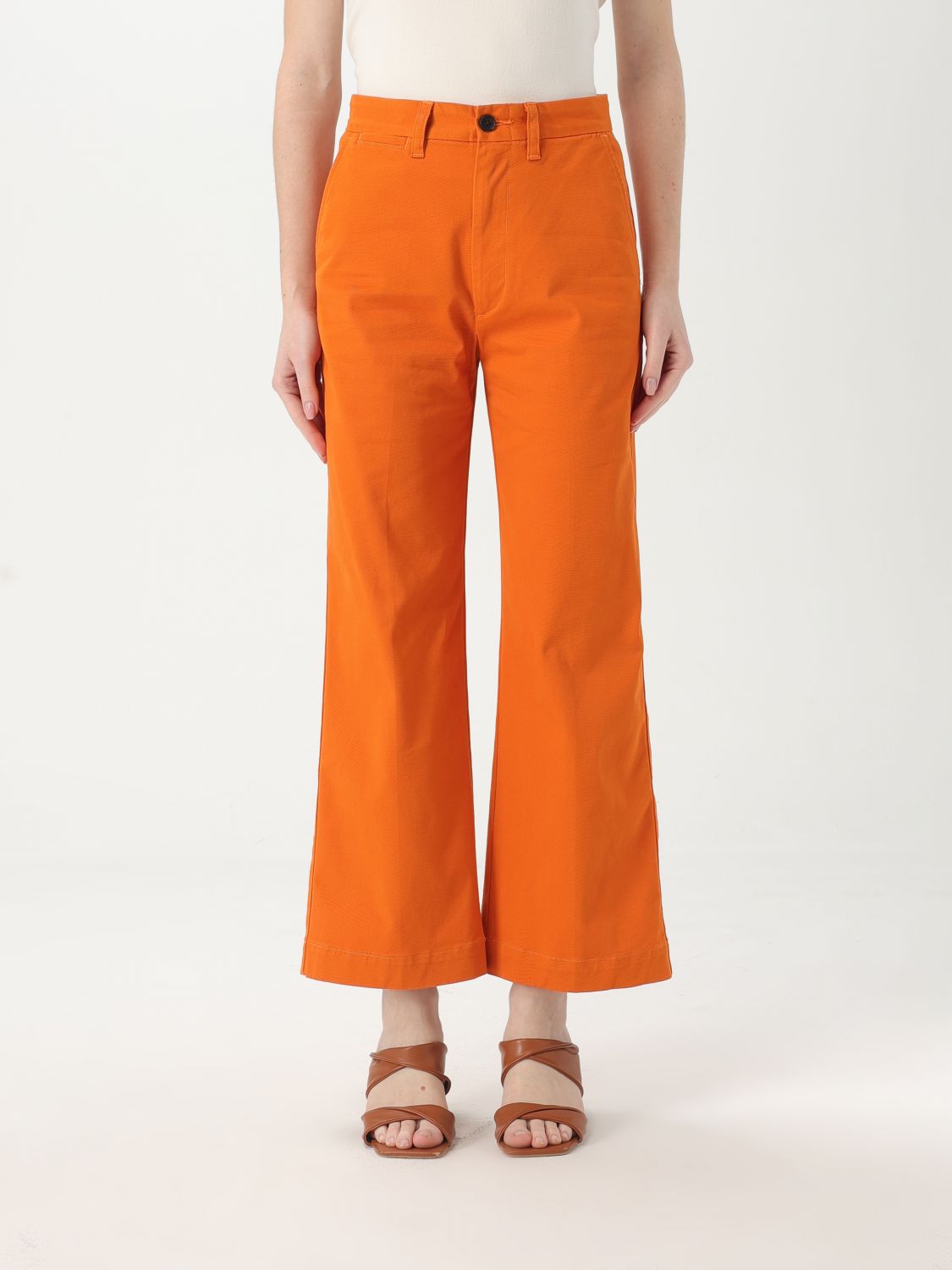 Pants POLO RALPH LAUREN Woman color Orange
