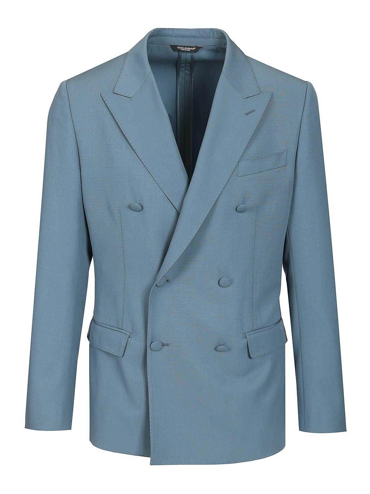 Dolce&Gabbana - double breasted jacket nylon silk lape