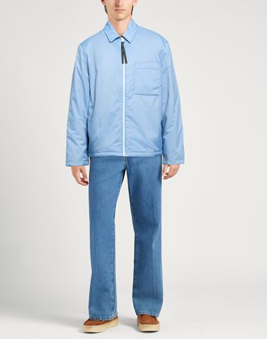 Man Jacket Sky blue Size L Nylon