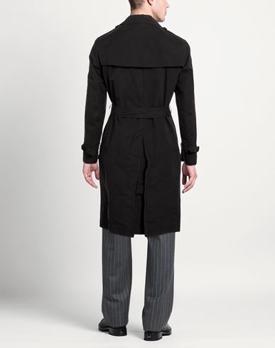Man Overcoat & Trench Coat Charcoal Size 42 Cotton, Polyester, Polyamide