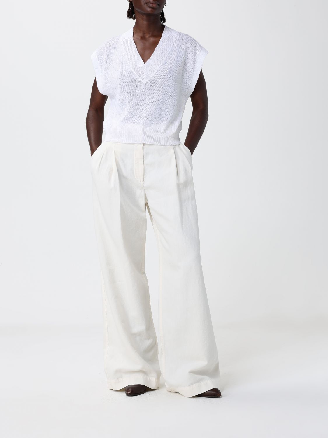Pants Woman color Clay Color