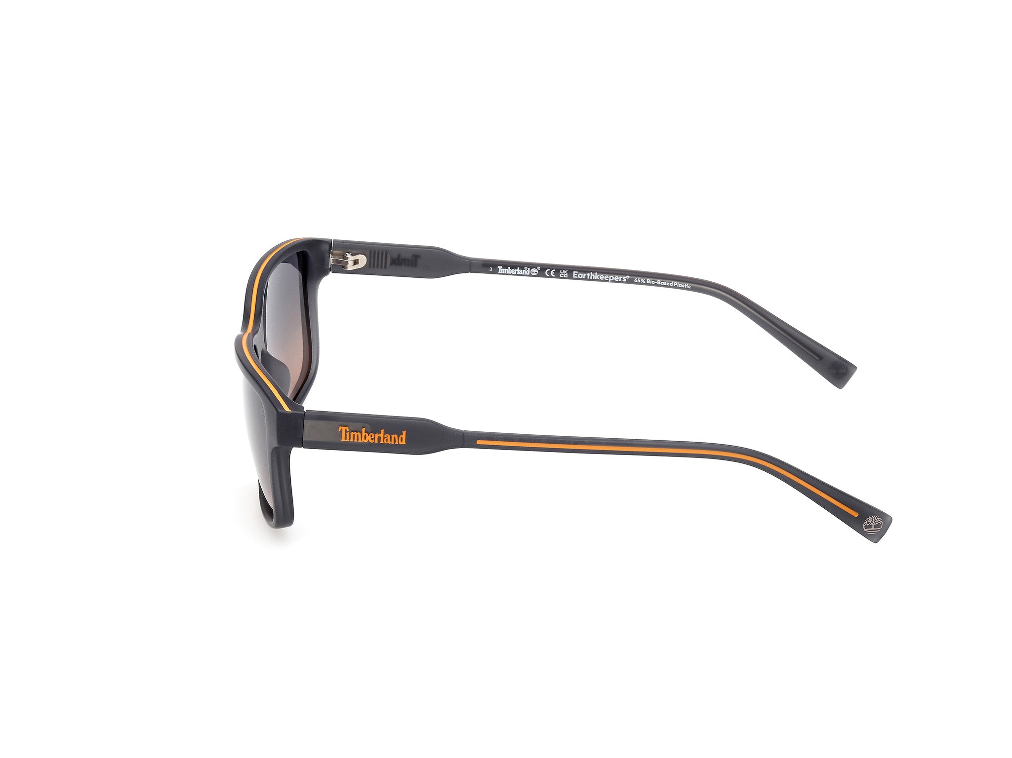 Timberland Hombre Timberland TB00051 20H Gafas de sol Inyectado Gris Marrón Cuadrada Polarizado