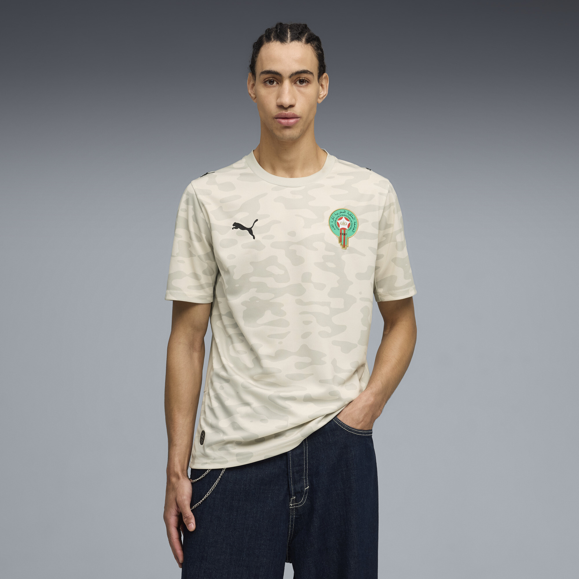 PUMA x MOROCCO x SALEHE BEMBURY Men's Goalkeeper Jersey in White