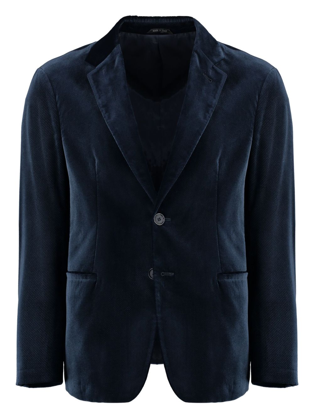 Giorgio Armani velvet blazer - Blue
