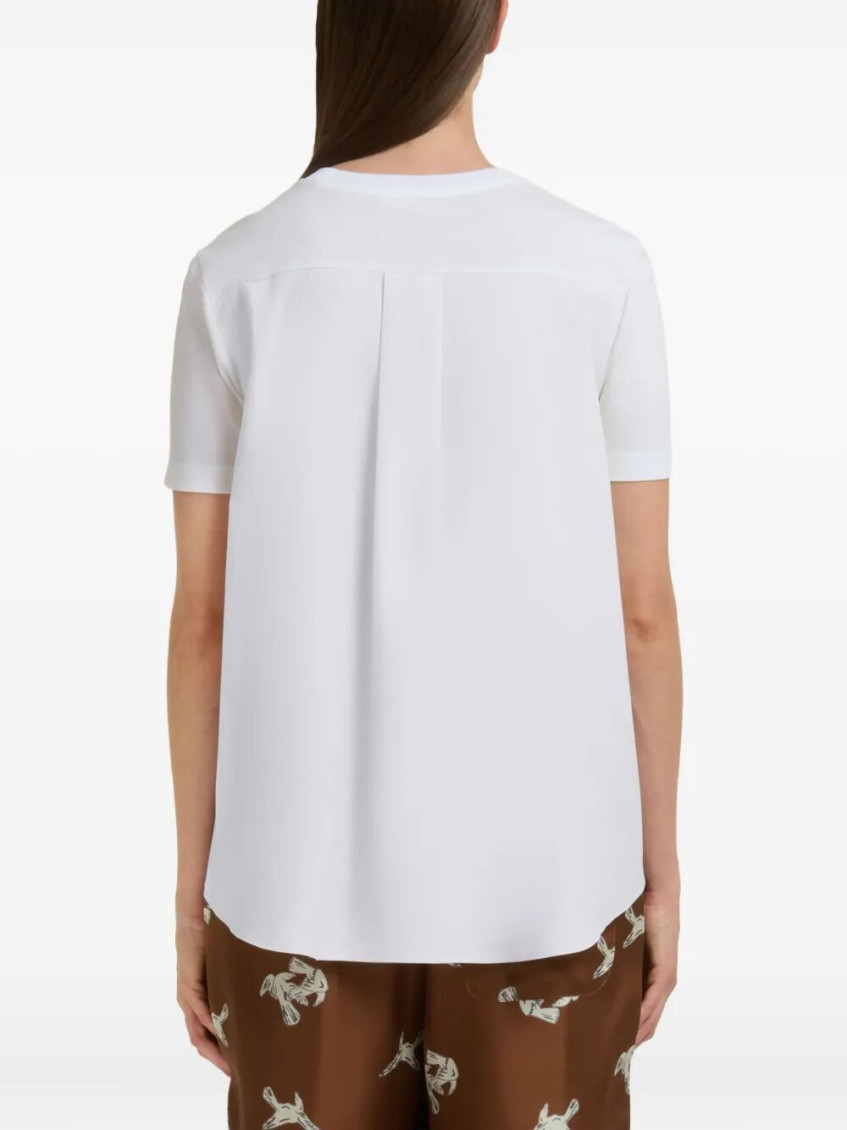 Cotton T-Shirt With Embroidered Logo