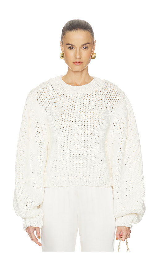 Cult Gaia Trina Pullover Sweater in Ivory. - XXS also in L, M, S