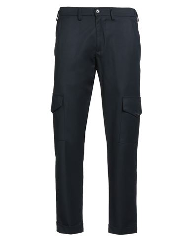 Man Pants Midnight blue Size 28 Polyester, Viscose, Wool, Elastane