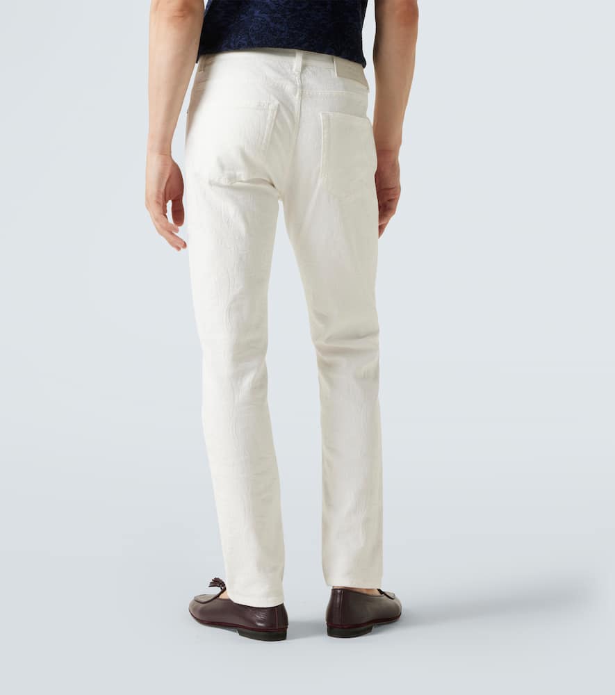 Pegaso low-rise straight jeans