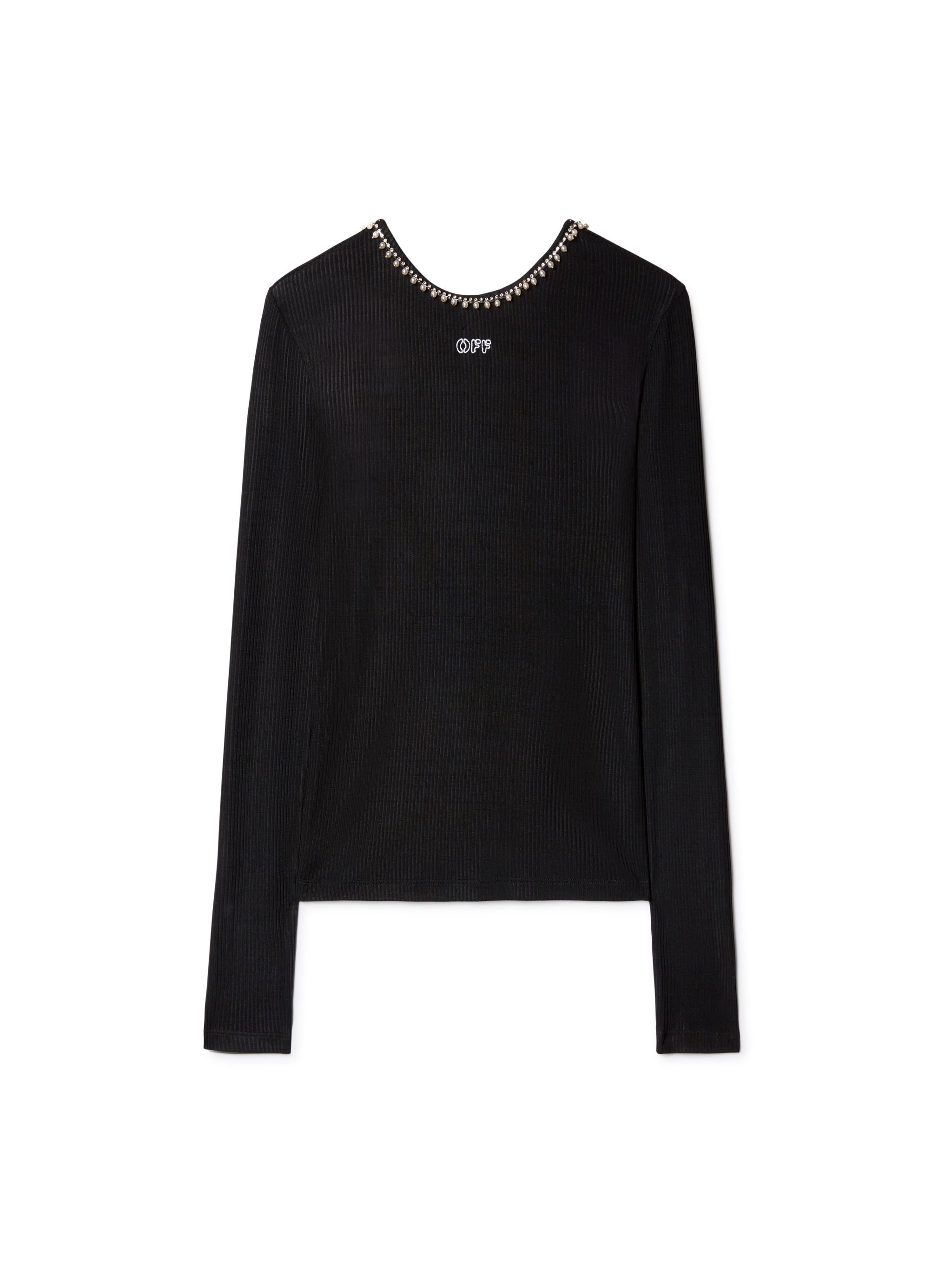 Light Rib Emb 20s L/s Top - Female T