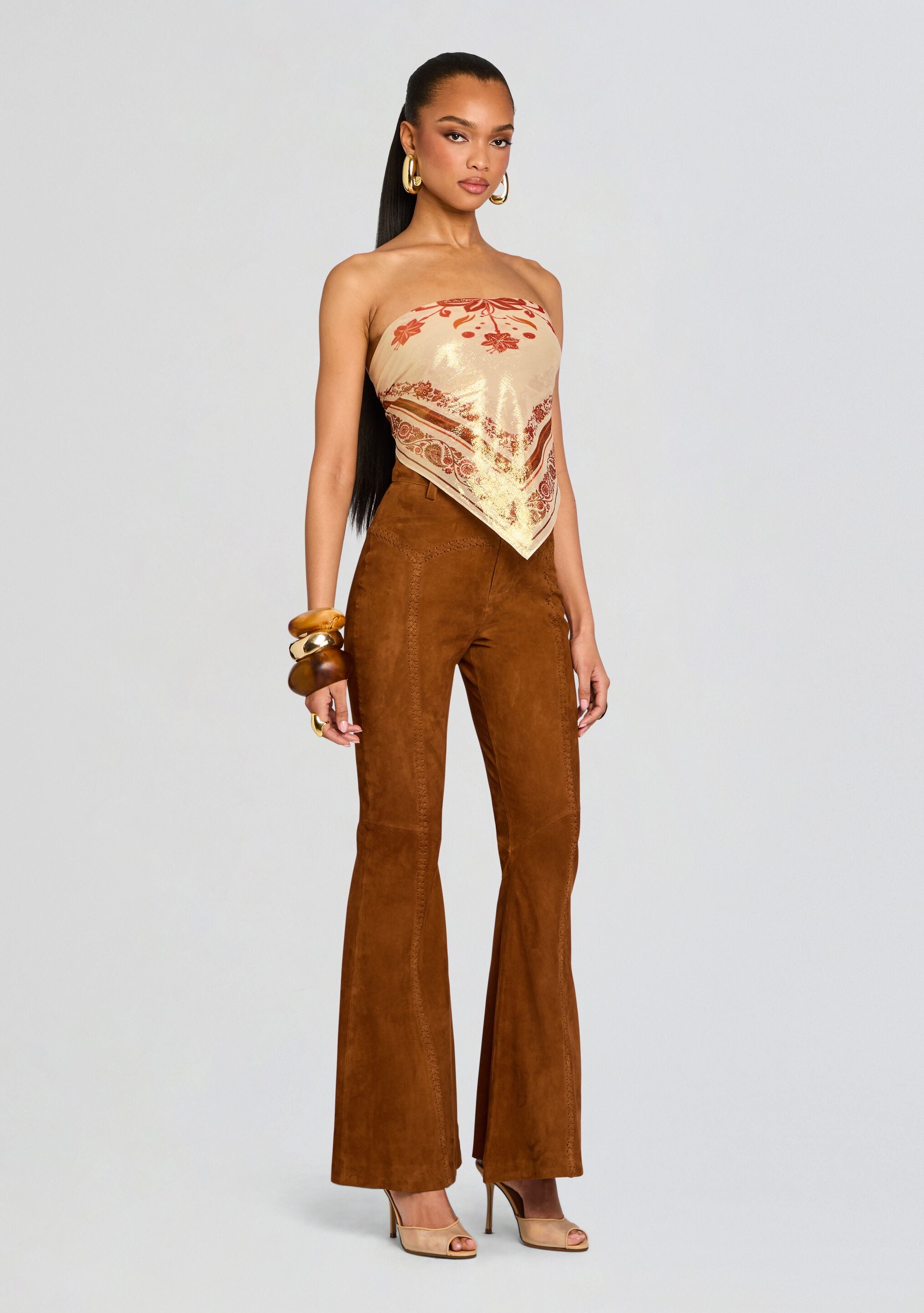 Manuela Suede Pant