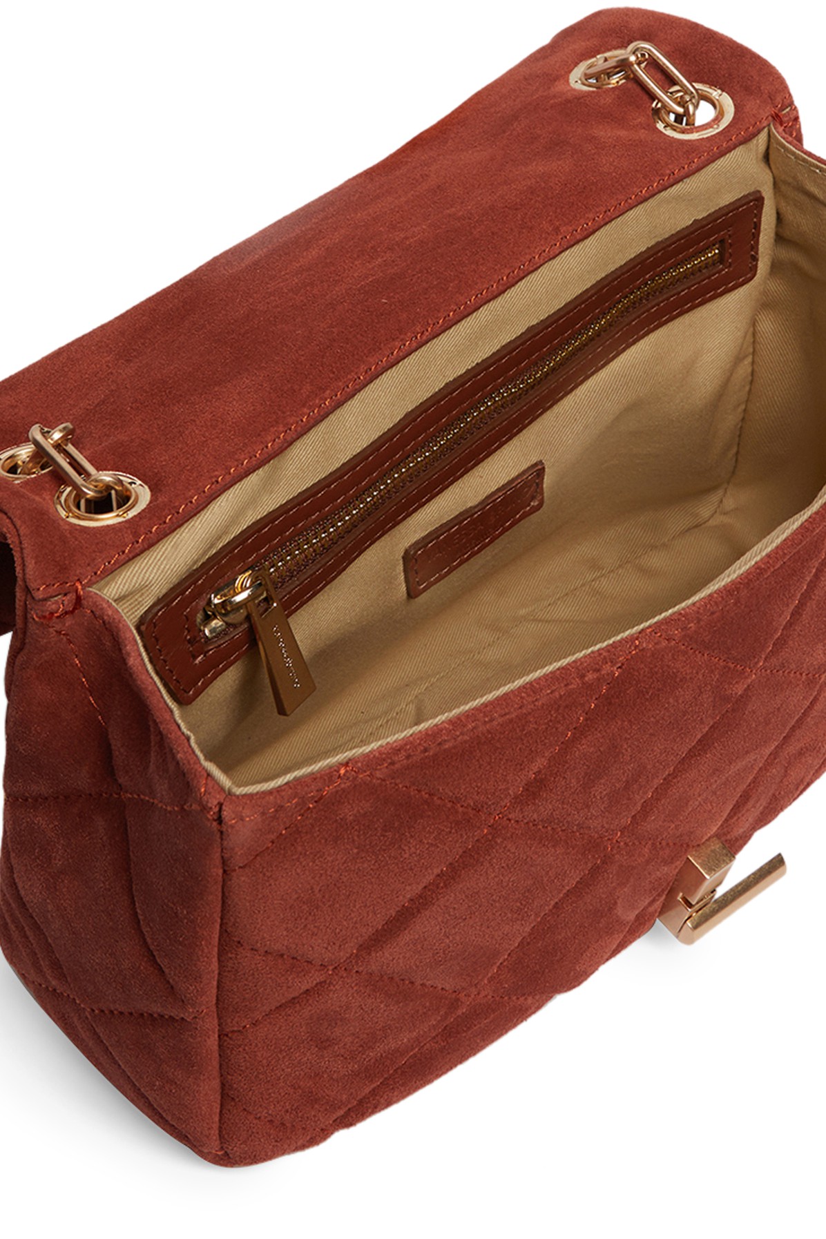 Moon suede bag
