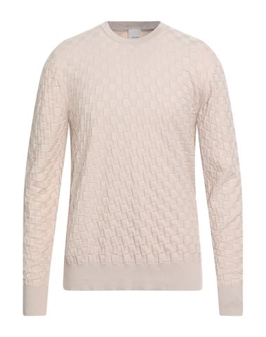 Man Sweater Beige Size M Cotton, Wool