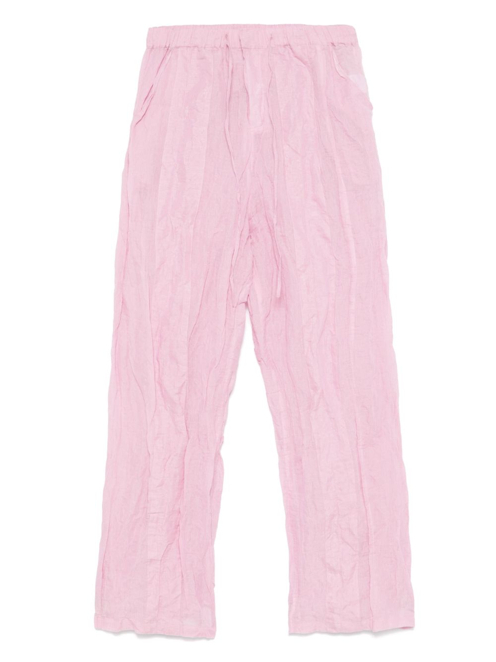 Christopher Esber crushed multi-panelled trousers - Pink