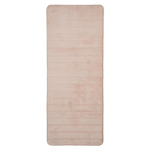 "Memory Foam Striped Extra-Long Bath Mat