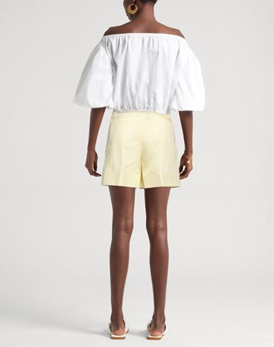 Woman Shorts & Bermuda Shorts Pastel yellow