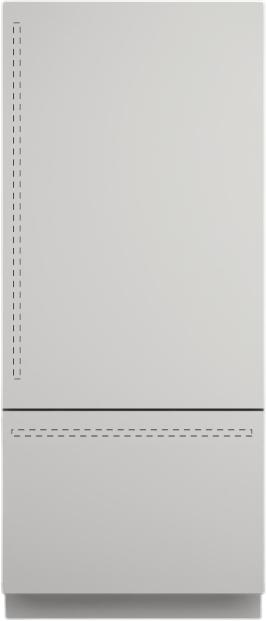 Fulgor Milano 36 Inch Milano 700 36" Built In Bottom Freezer Refrigerator F7IBM36O2R