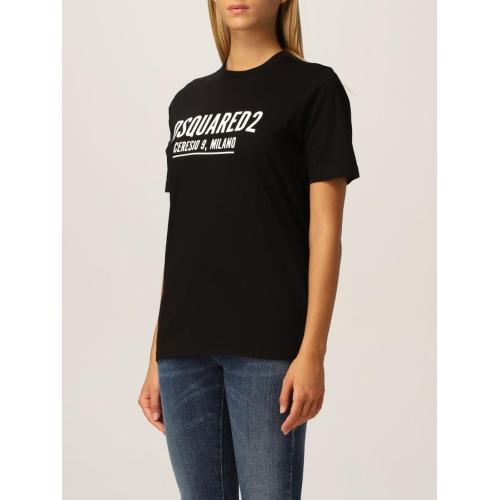Logo-print cotton T-shirt - Black