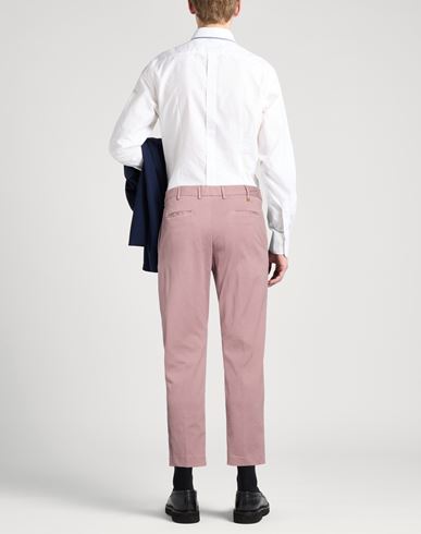 Man Pants Antique rose Size 34 Cotton, Cashmere, Elastane