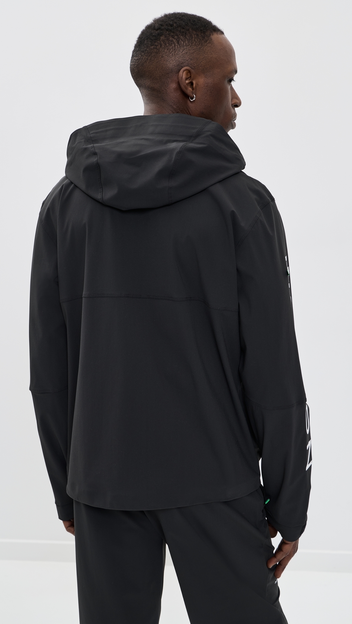 Performance Full Zip Shell Jacket Black