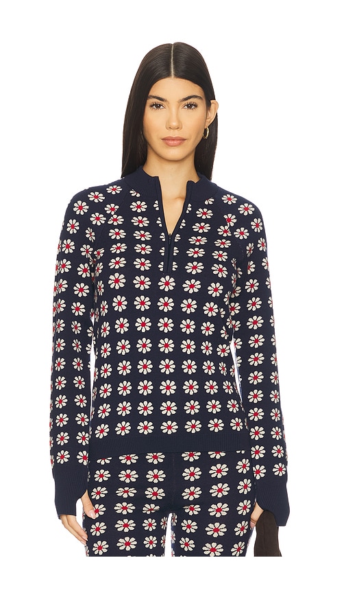 The Great Merino Quarter Zip in Navy. - XS also in L, M