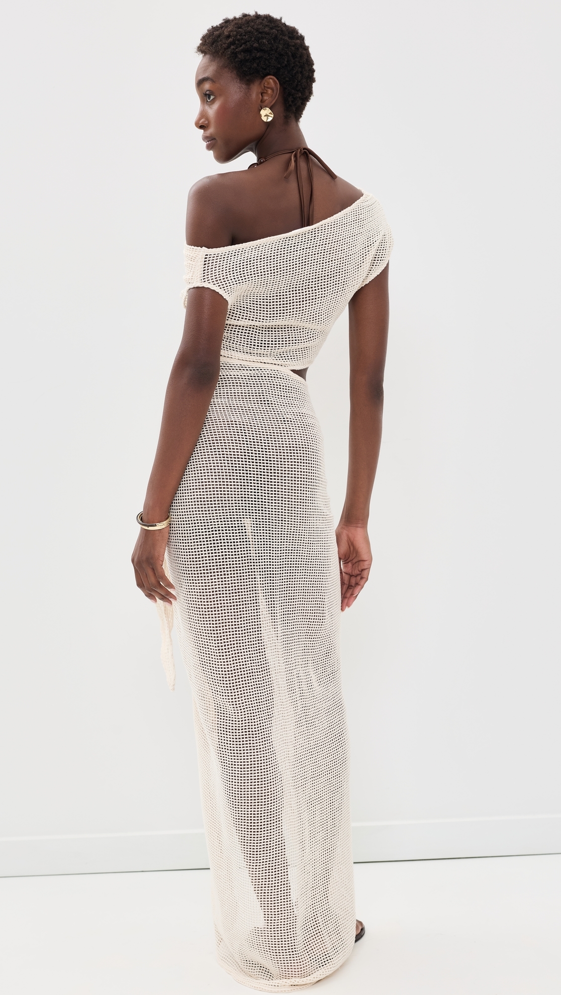 Bala Crochet Cover Up Dress Ivory